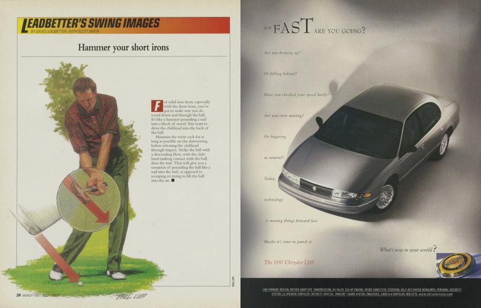 Hammer your short irons