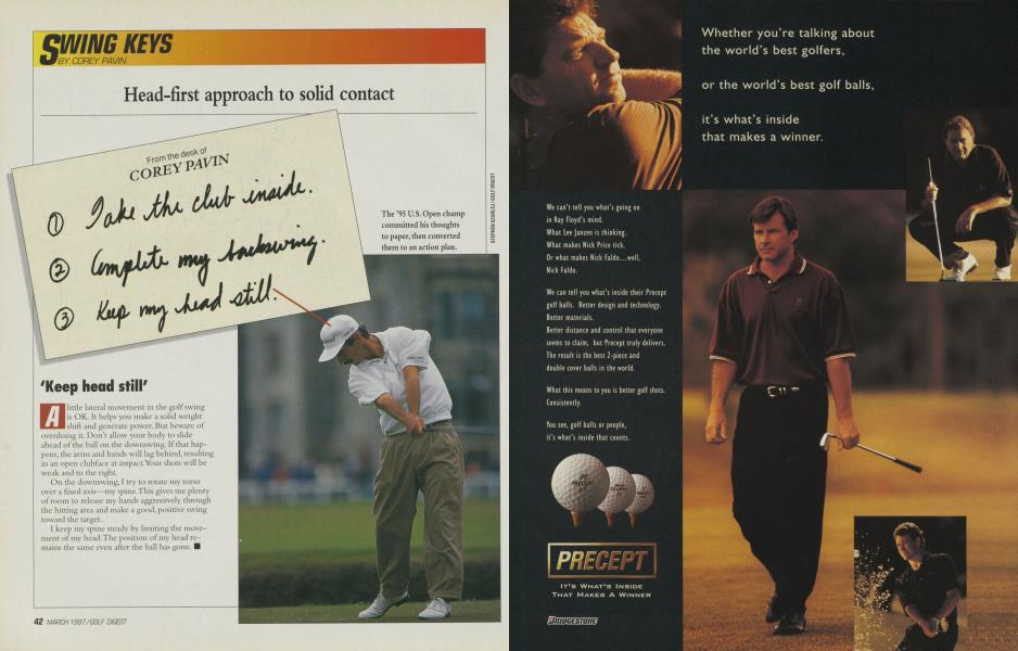 Head-first approach to solid contact