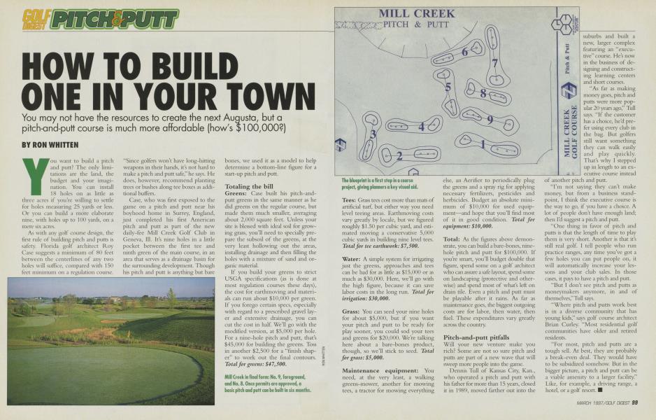 HOW TO BUILD ONE IN YOUR TOWN