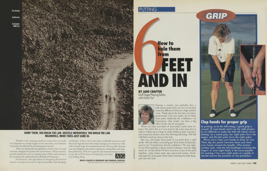 6 How to hole them from feet and in