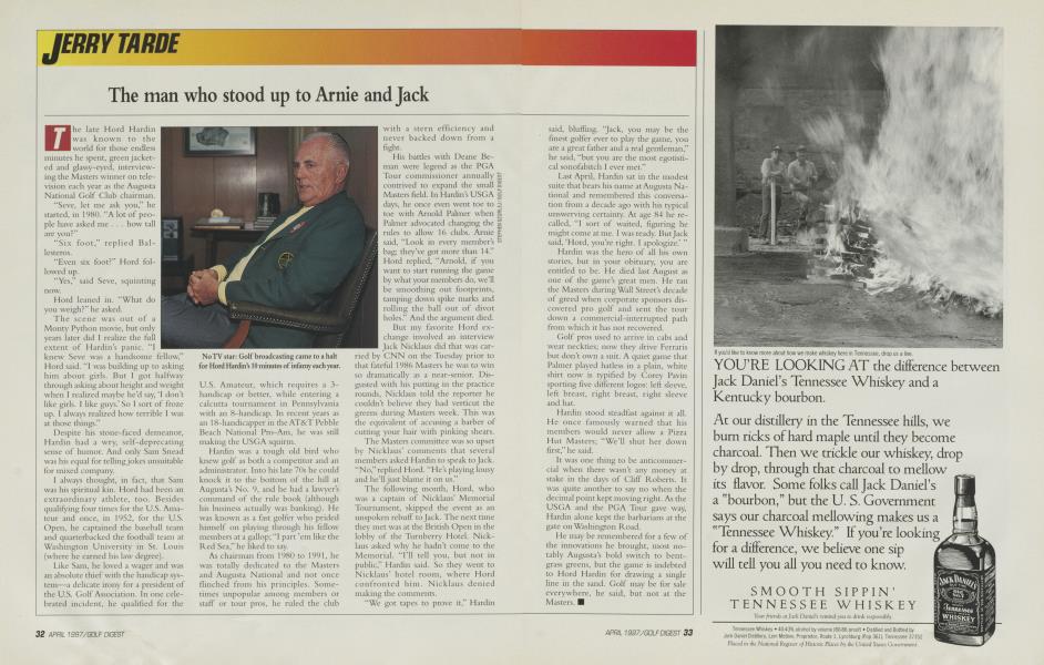 The man who stood up to Arnie and Jack