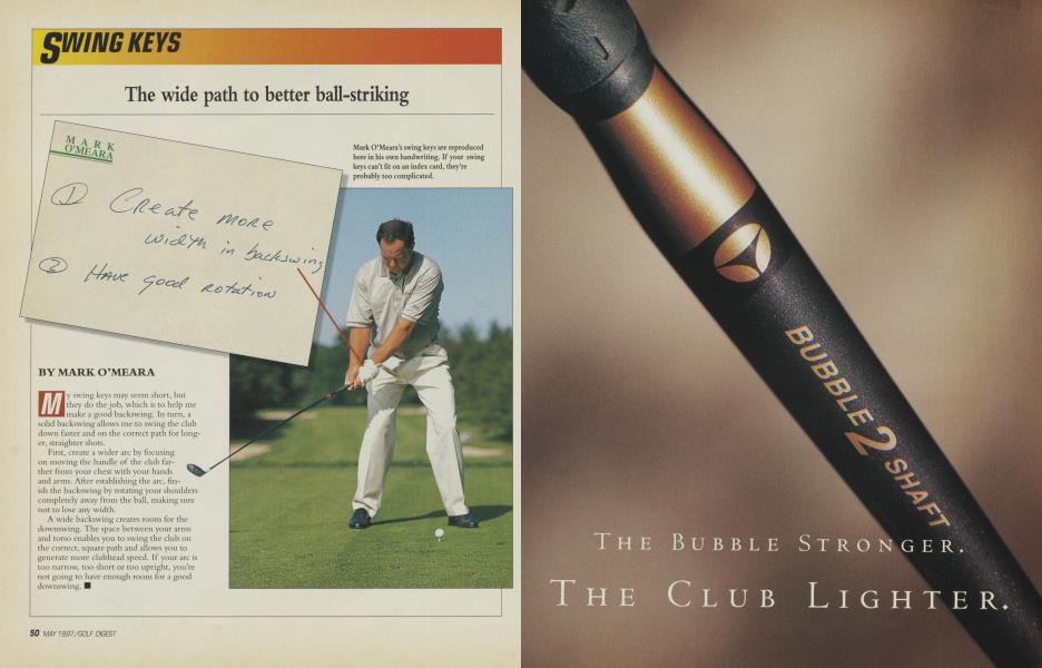 The wide path to better ball-striking