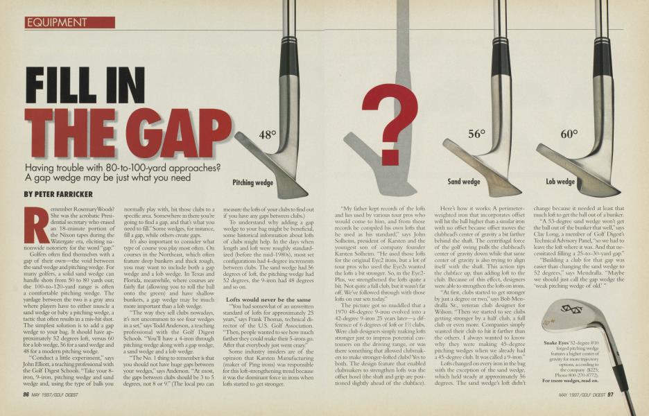 FILL IN THE GAP