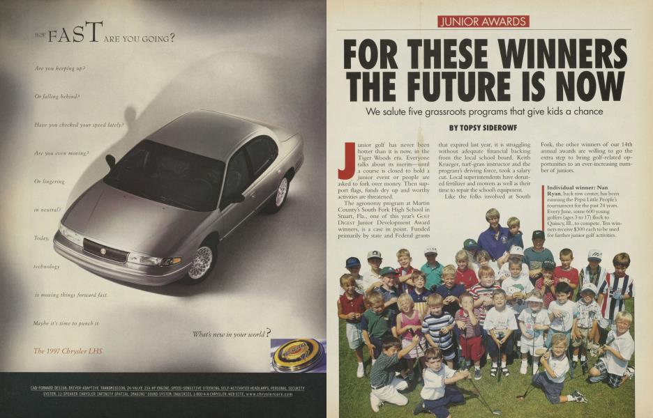 FOR THESE WINNERS THE FUTURE IS NOW