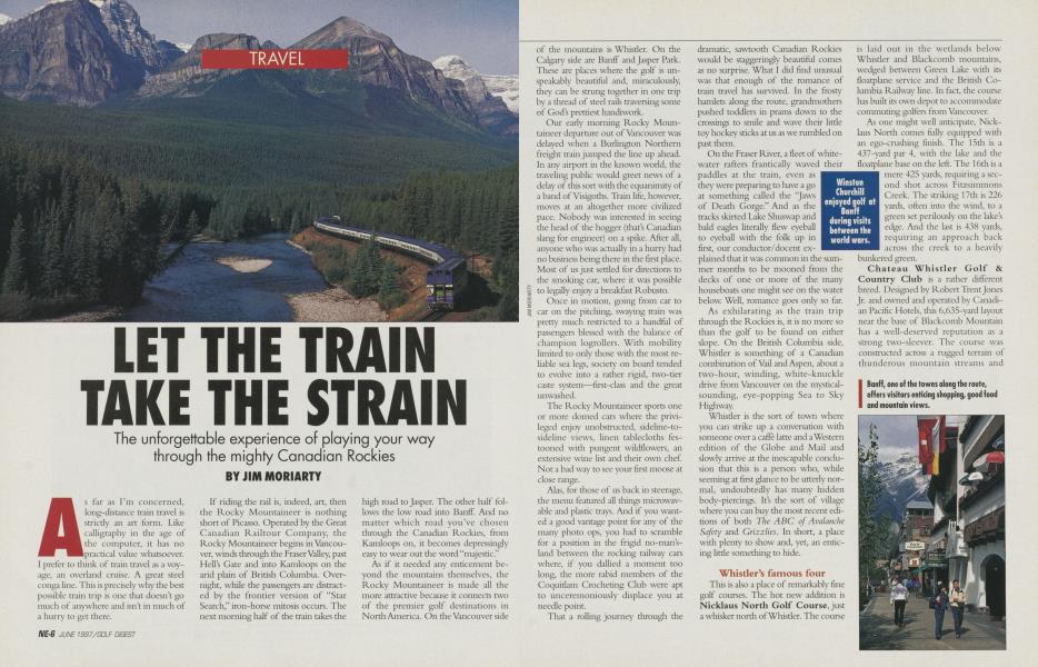 LET THE TRAIN TAKE THE STRAIN