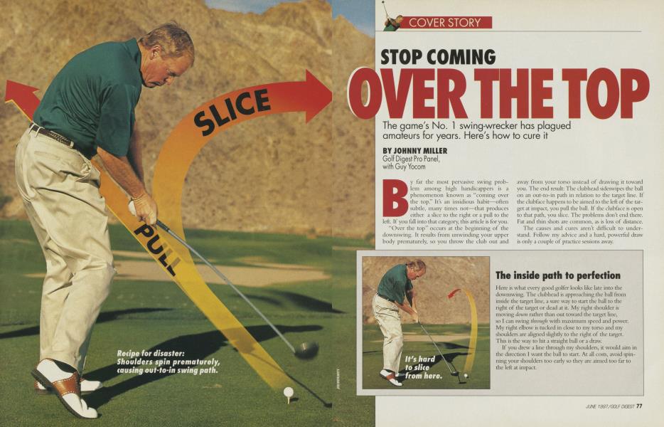 STOP COMING OVER THE TOP