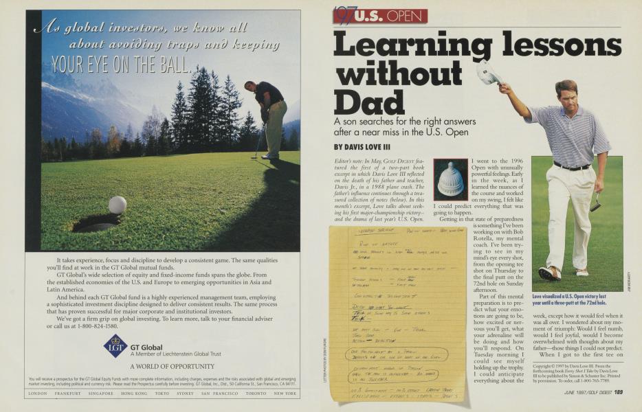 Learning lessons without Dad