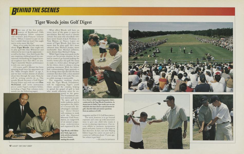Tiger Woods joins Golf Digest