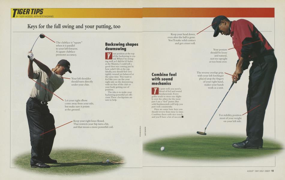 Keys for the full swing and your putting, too