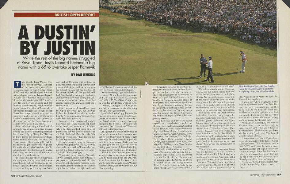 A DUSTIN' BY JUSTIN