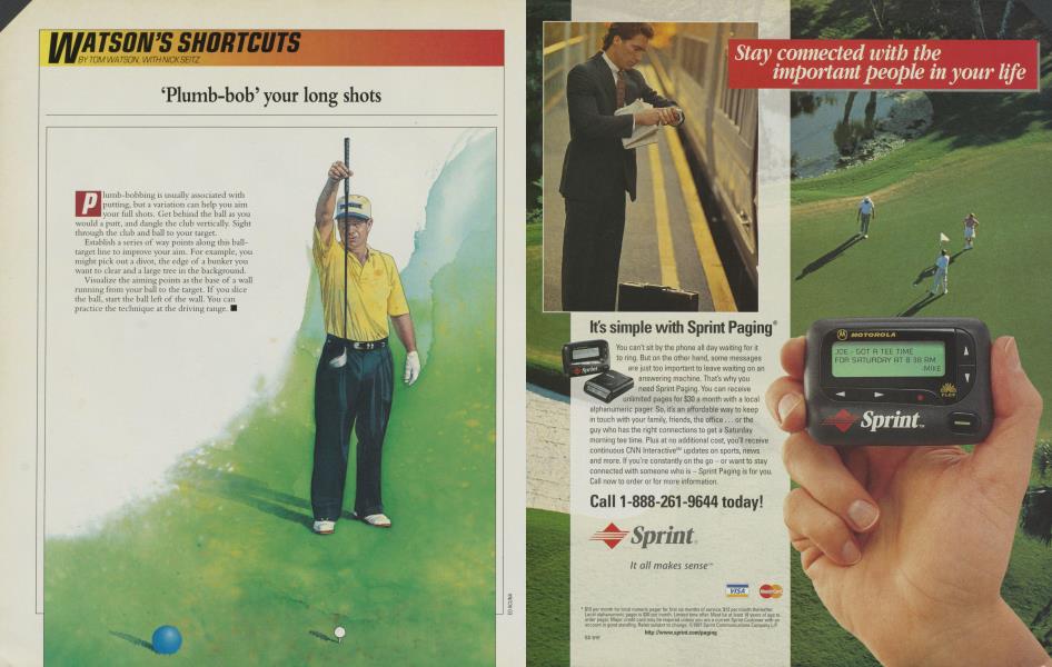 ‘Plumb-bob' your long shots