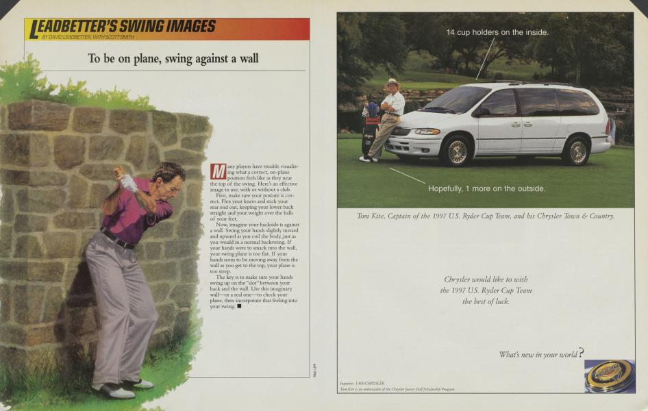 To be on plane, swing against a wall