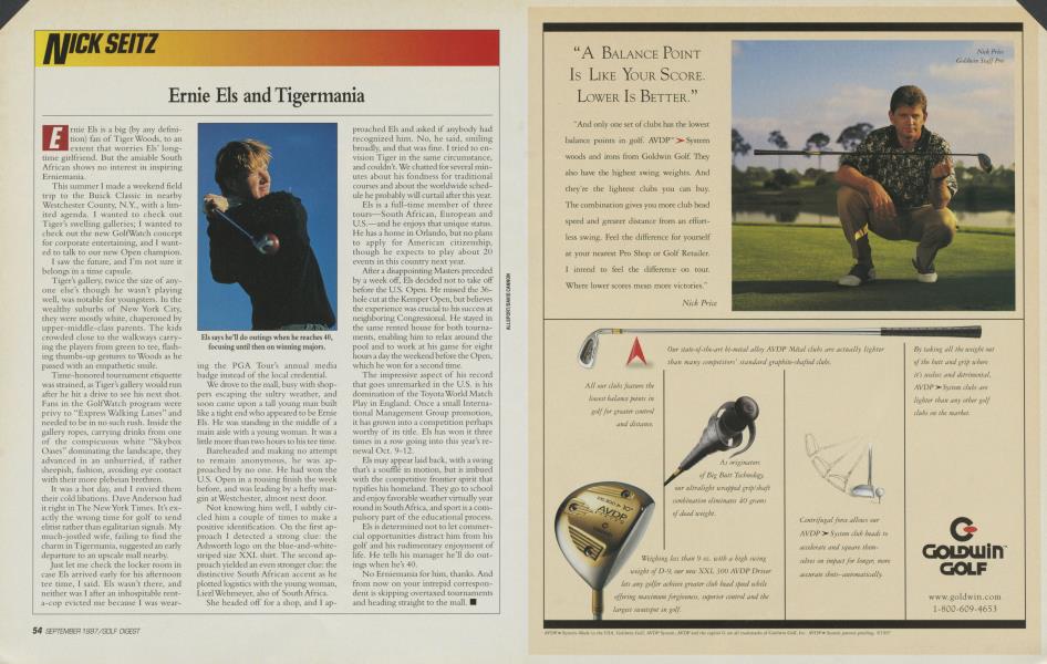 Ernie Els and Tigermania