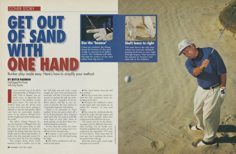 GET OUT OF SAND WITH ONE HAND
