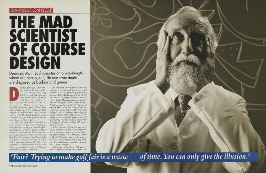 THE MAD SCIENTIST OF COURSE DESIGN