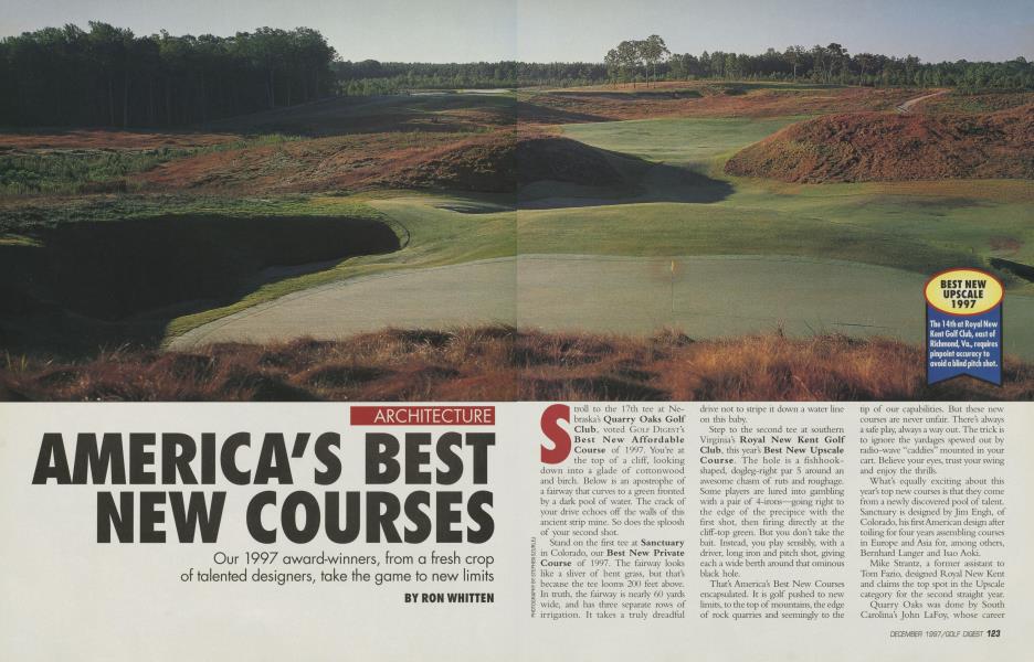 AMERICA'S BEST NEW COURSES