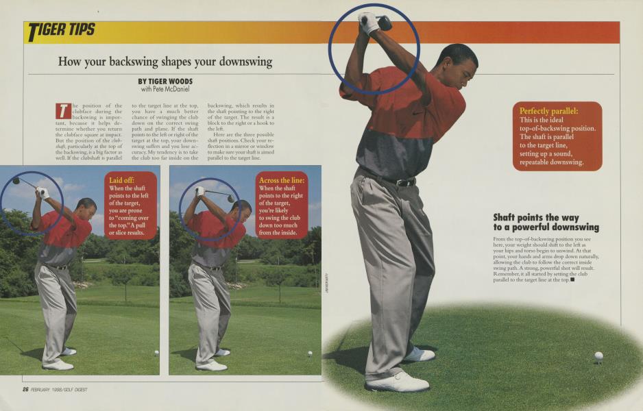 How your backswing shapes your downswing