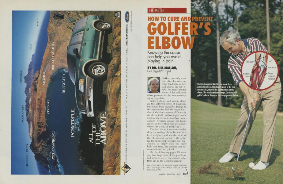 HOW TO CURE AND PREVENT GOLFER'S ELBOW
