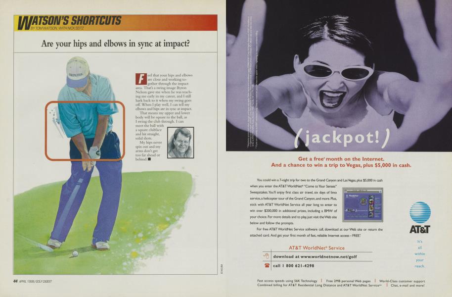 Are your hips and elbows in sync at impact?