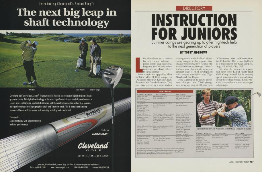 INSTRUCTION FOR JUNIORS