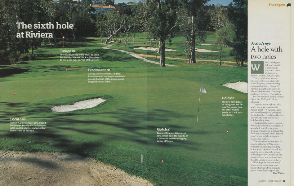A critic’s eye A hole with two holes