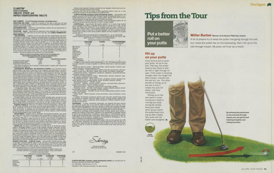 Tips from the Tour