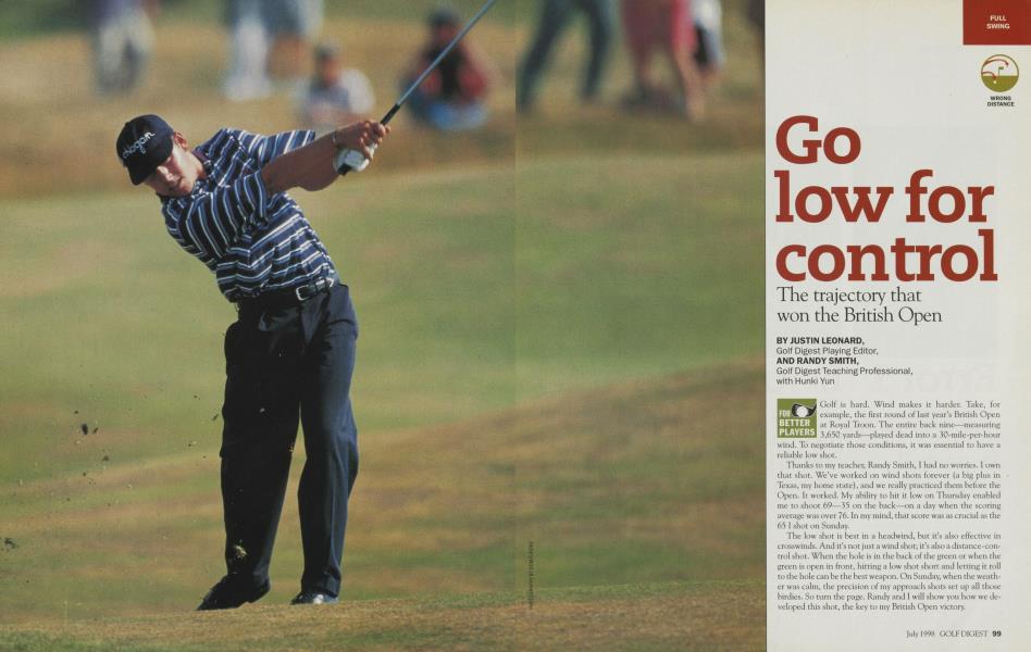Go low for control