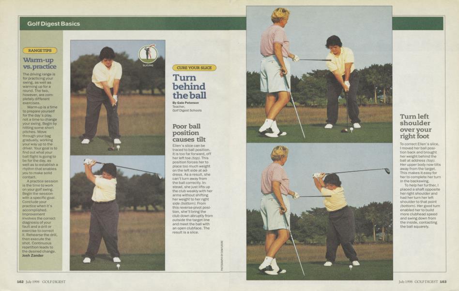 Turn behind the ball