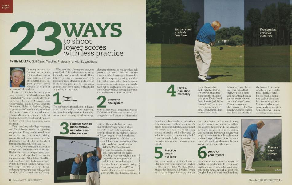 23 WAYS to shoot lower scores with less practice