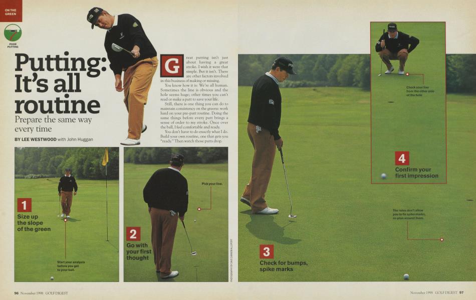 Putting: It's all routine