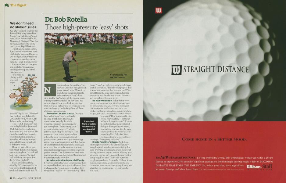 Dr. Bob Rotella