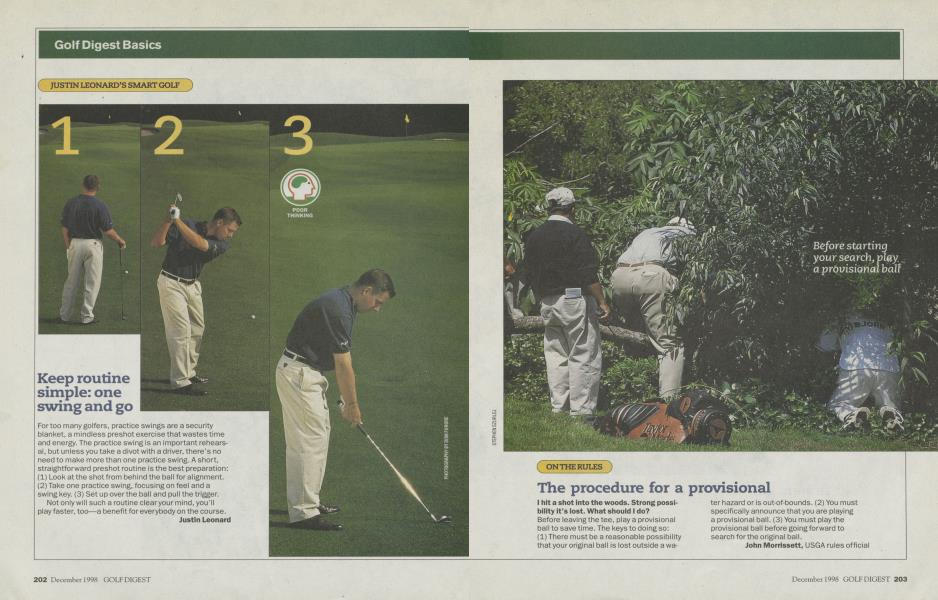 JUSTIN LEONARD’S SMART GOLF