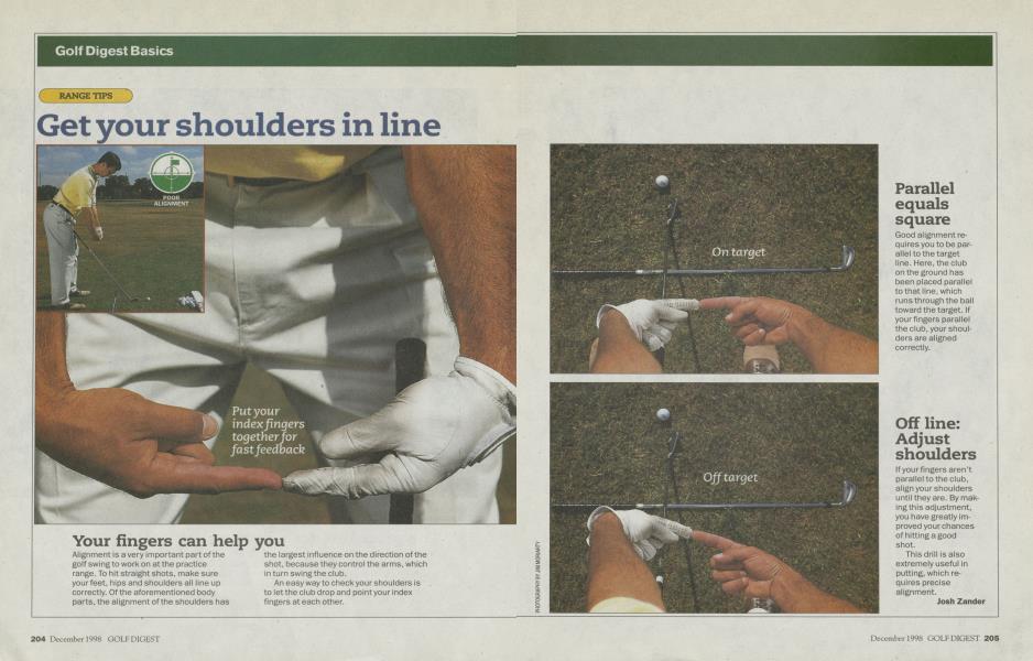 Get your shoulders in line