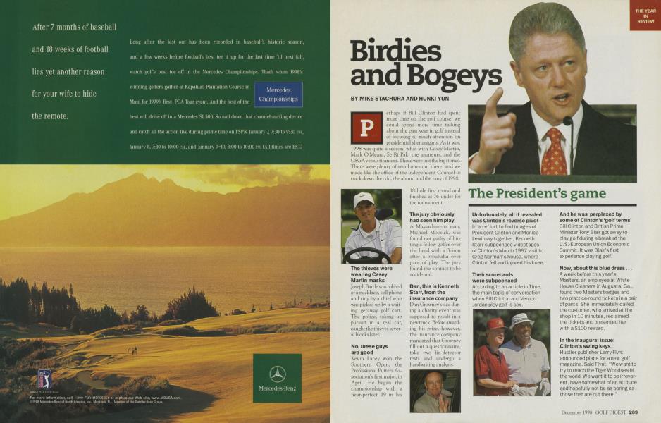 Birdies and Bogeys