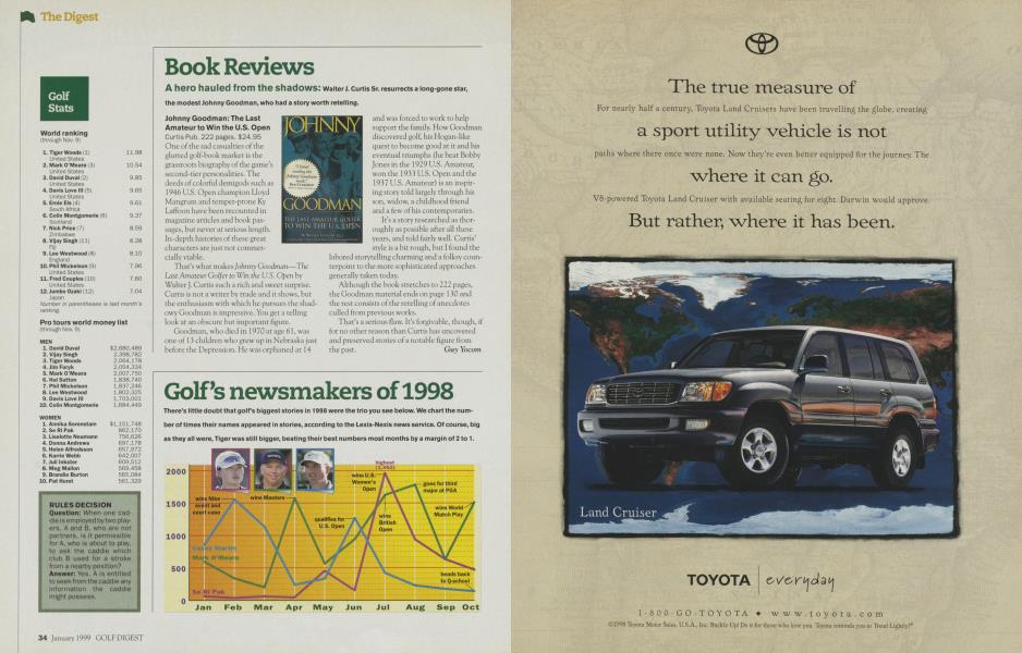 Golf’s newsmakers of 1998