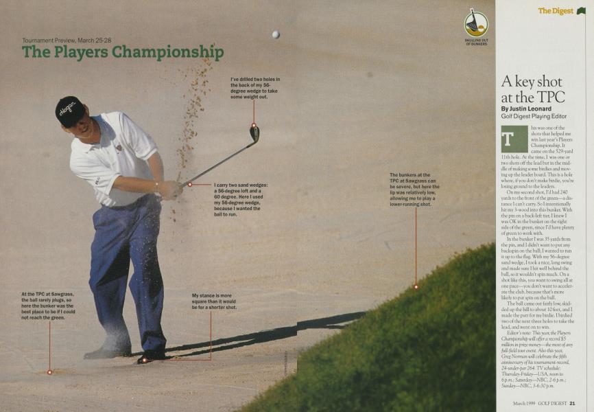 A key shot at the TPC