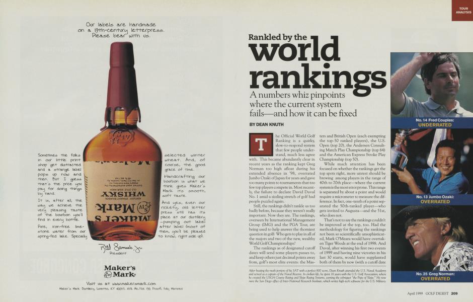Rankled by the world rankings