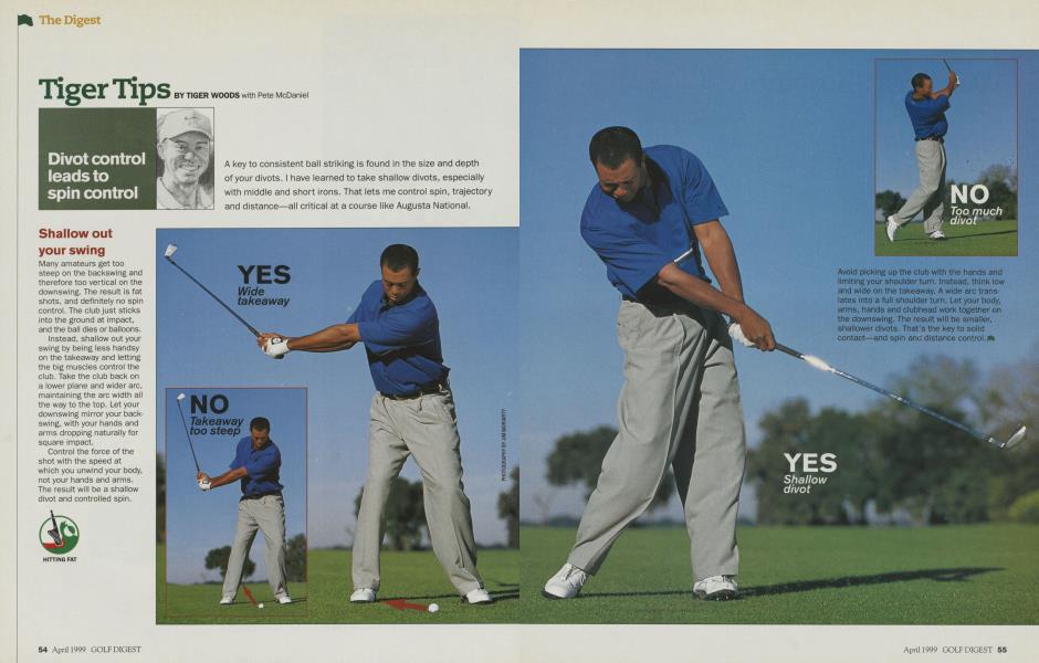 Divot control leads to spin control