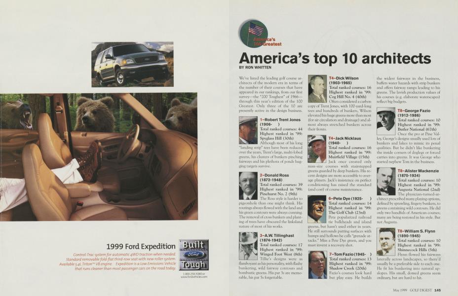 America’s top 10 architects