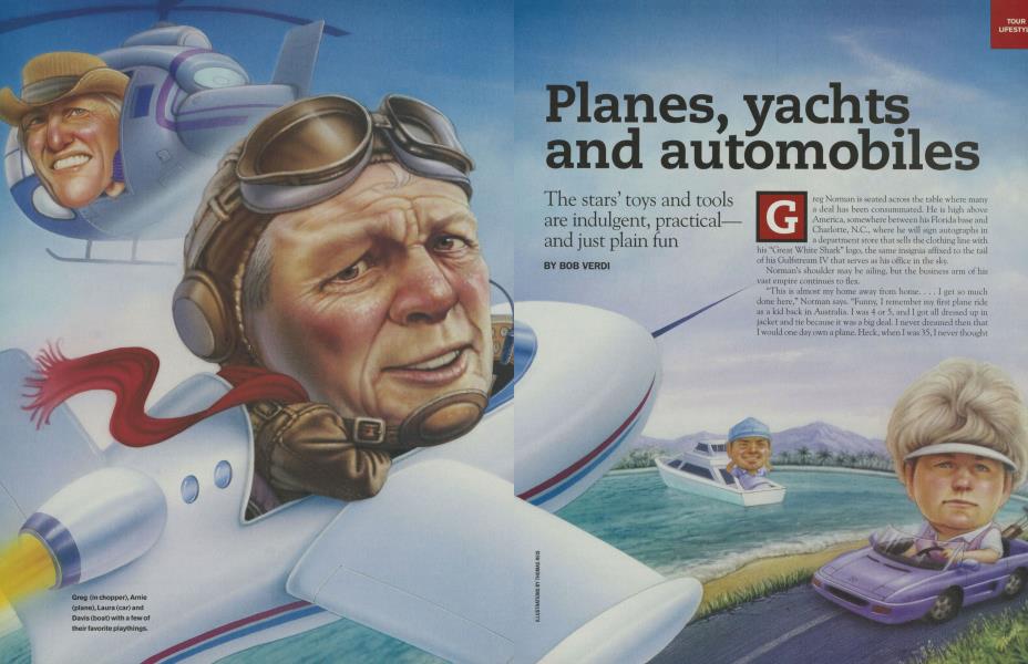Planes, yachts and automobiles