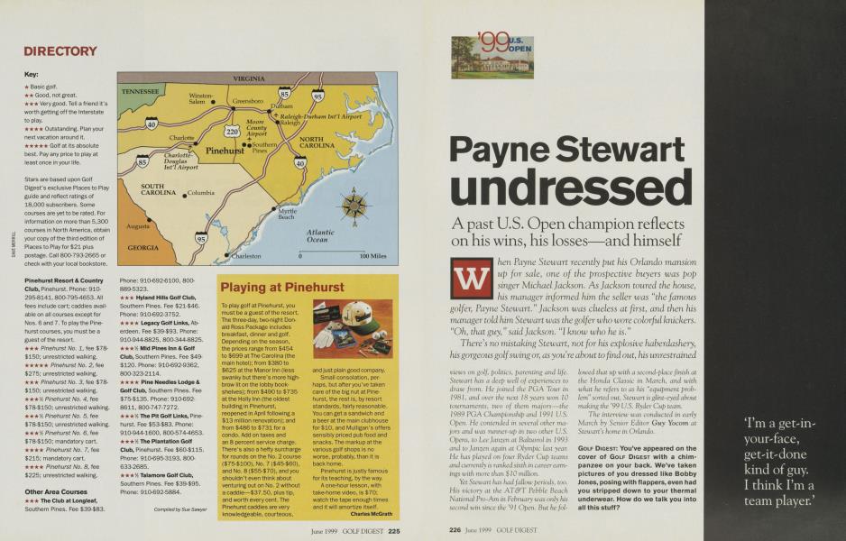 Payne Stewart undressed
