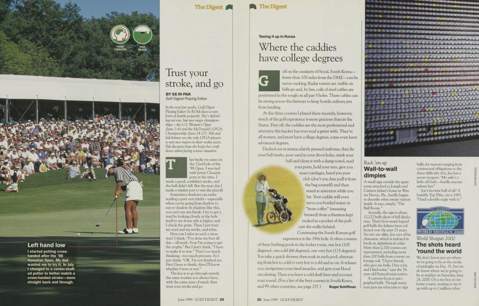 Where the caddies have college degrees