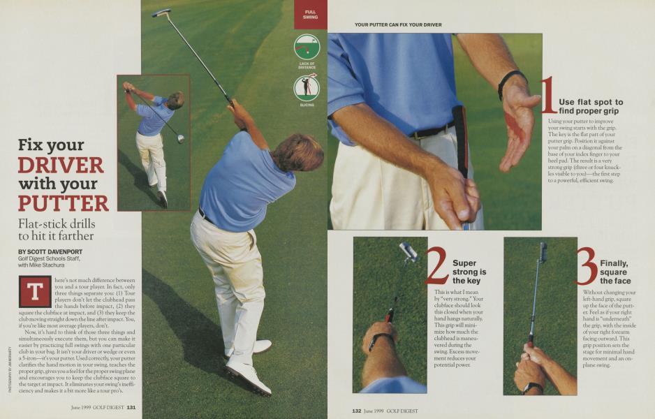 Fix your DRIVER with your PUTTER