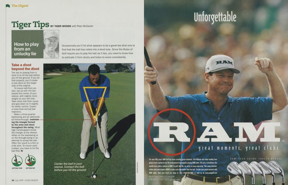 How to play from an unlucky lie