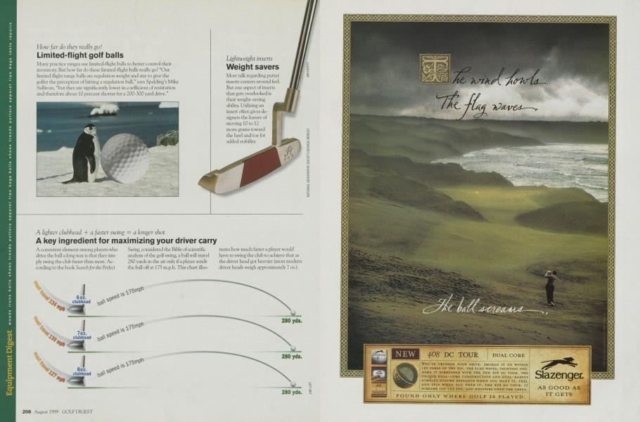 Limited-flight golf balls