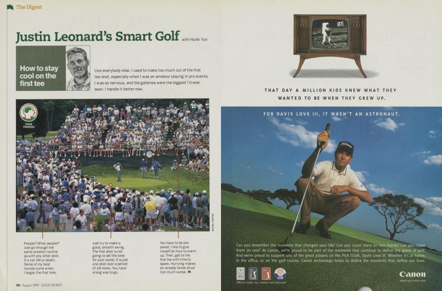 How to stay cool on the first tee