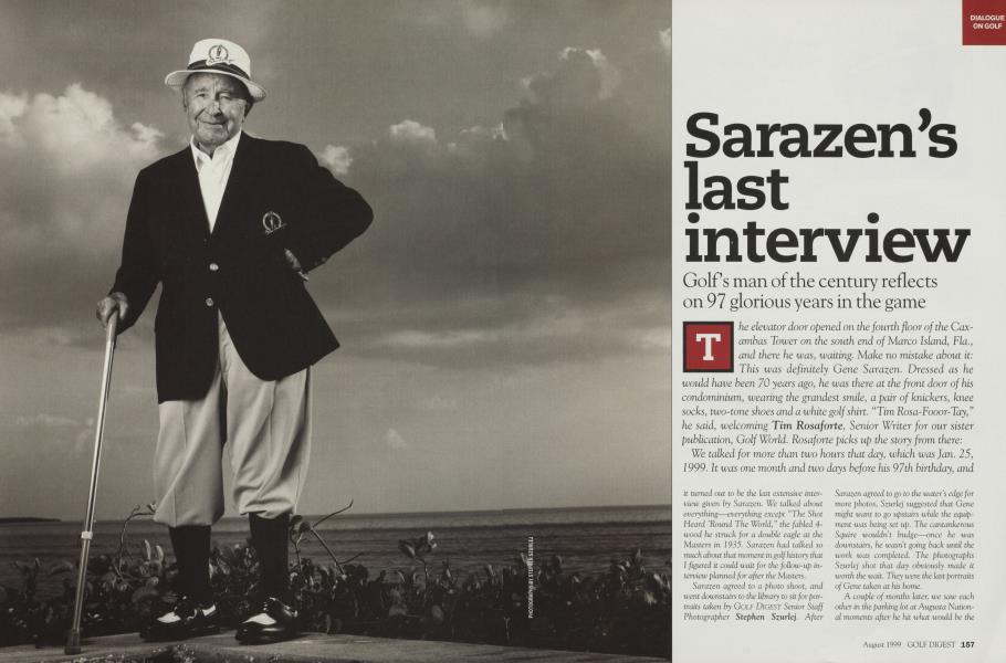 Sarazen’s last interview