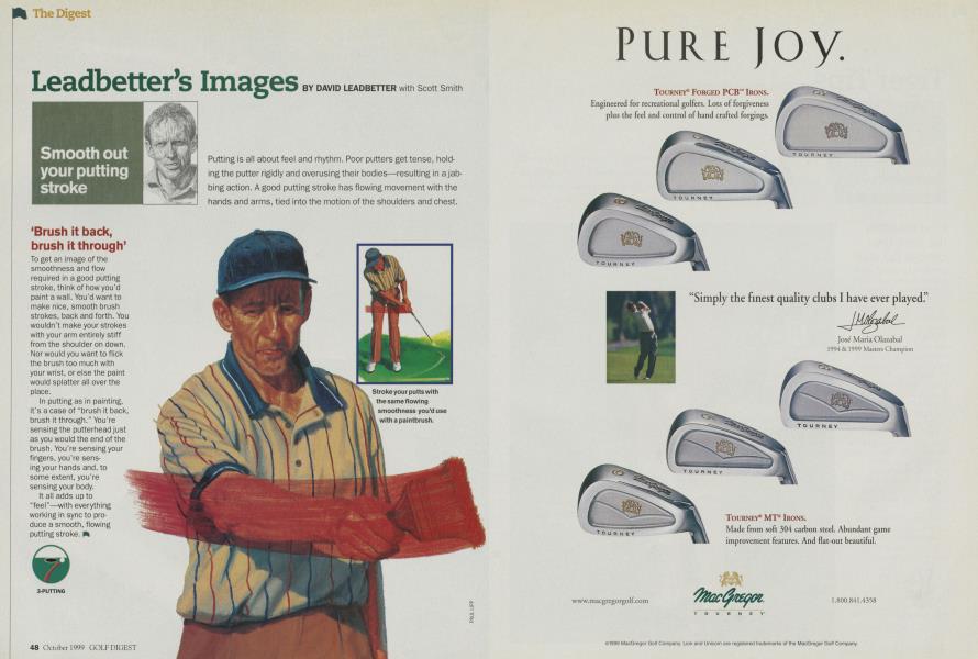 Smooth out your putting stroke