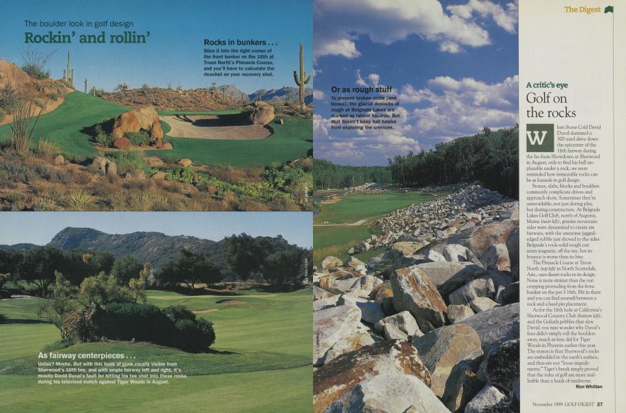 Golf on the rocks