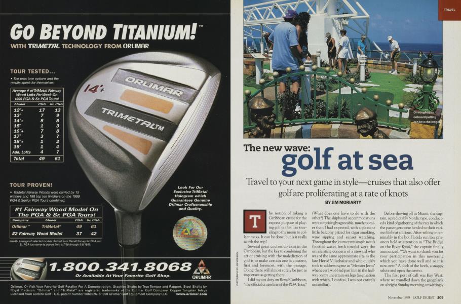 The new wave: golf at sea